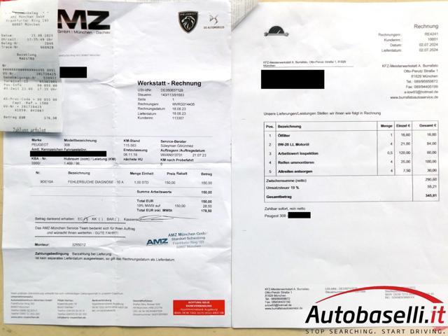 PEUGEOT 308 1.5 BLUEHDI 130CV GT LINE, NAVIGATORE, RETROCAMERA