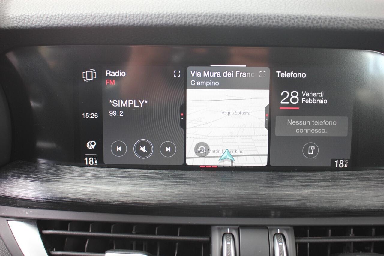Alfa Romeo Stelvio 2.2 190CV *PREZZO REALE*EXECUTIVE AT8 UNIPRO AZIENDALE