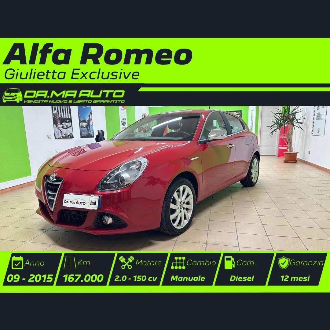 Alfa Romeo Giulietta 2.0 JTDm-2 150 CV Exclusive 2015