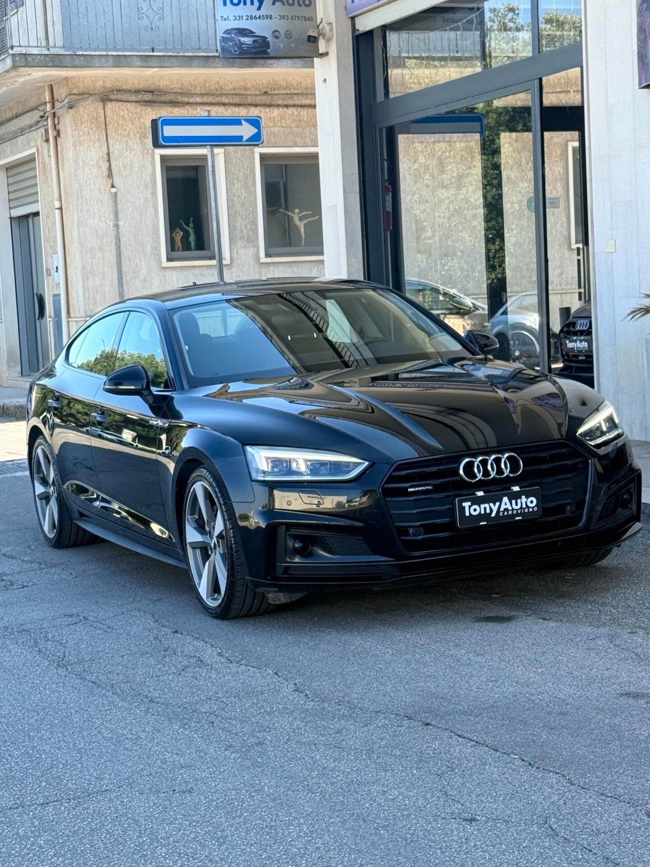 Audi A5 SPORTBACK 2.0 tdi S line edition TOTAL BLACK quattro s-tronic VIRTUAL COCKPIT,ANDROID AUTO,NAVI,APPL