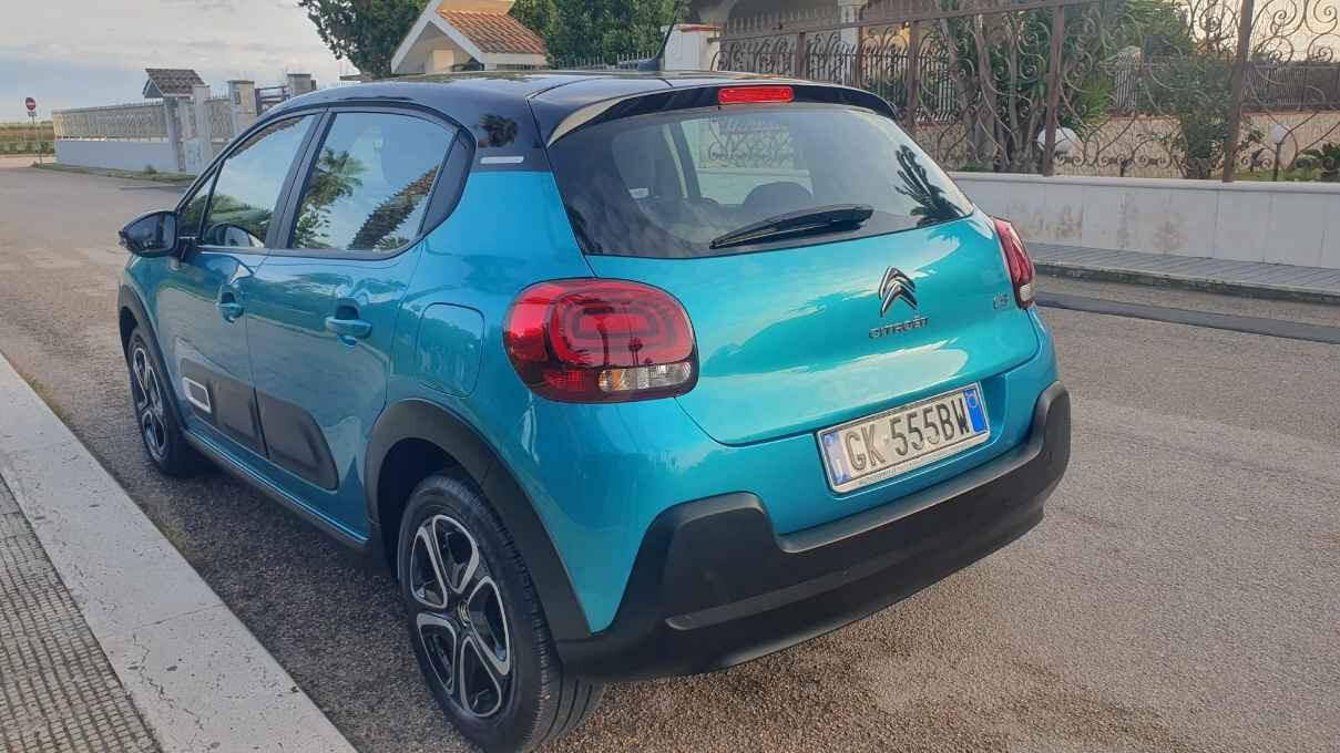 Citroen C3 BlueHDi 100 " B-Color Green/Black Pari al Nuovo"