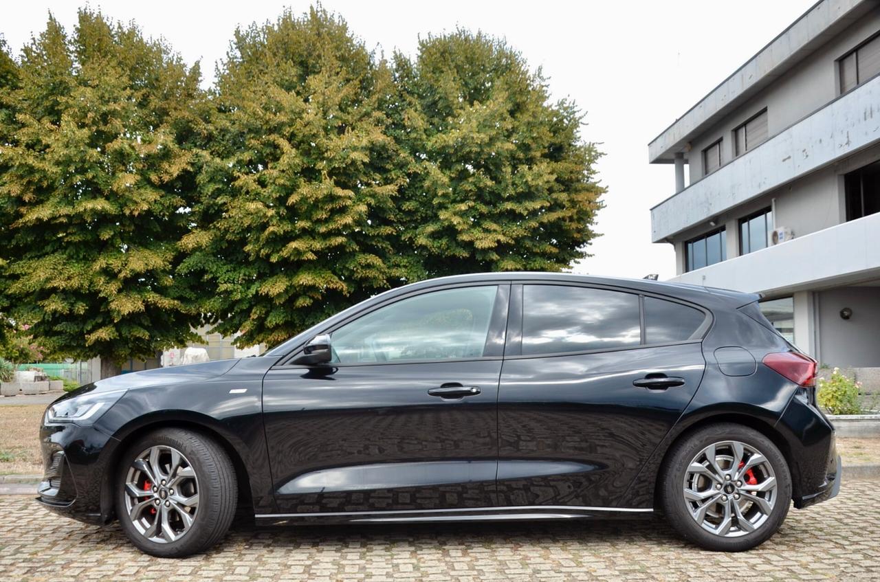 FORD FOCUS 1.0 MHEV MILD HYBRID ECOBOOST ST-LINE 125cv, UNICOPROPRIETARIO, UFF ITALIANA, SERVICE FORD, FULL LED, PERMUTE