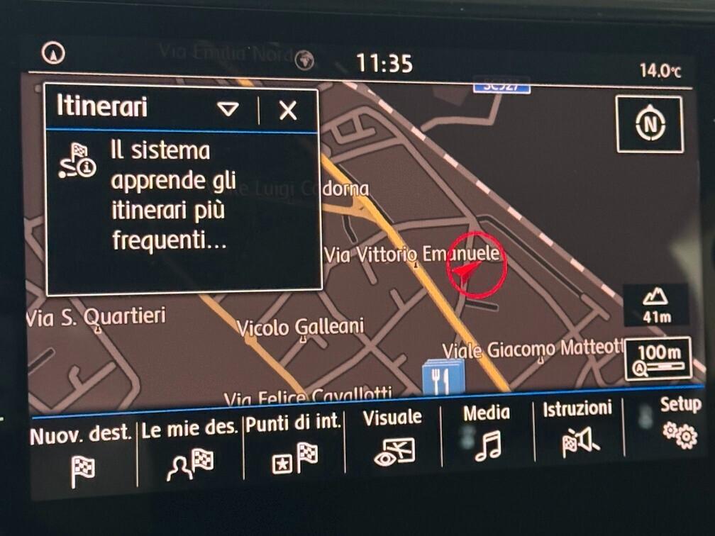 Volkswagen Golf VII 5p 1.6 tdi Business 115cv dsg Navi App Conn 16" Neopat