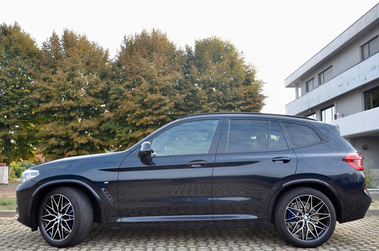 BMW X3 XDRIVE30d MSPORT 249cv AUTO, UFF ITALIANA, EURO 6D, FARI ADAPTIVE LED, GANCIO, 20", PERMUTE