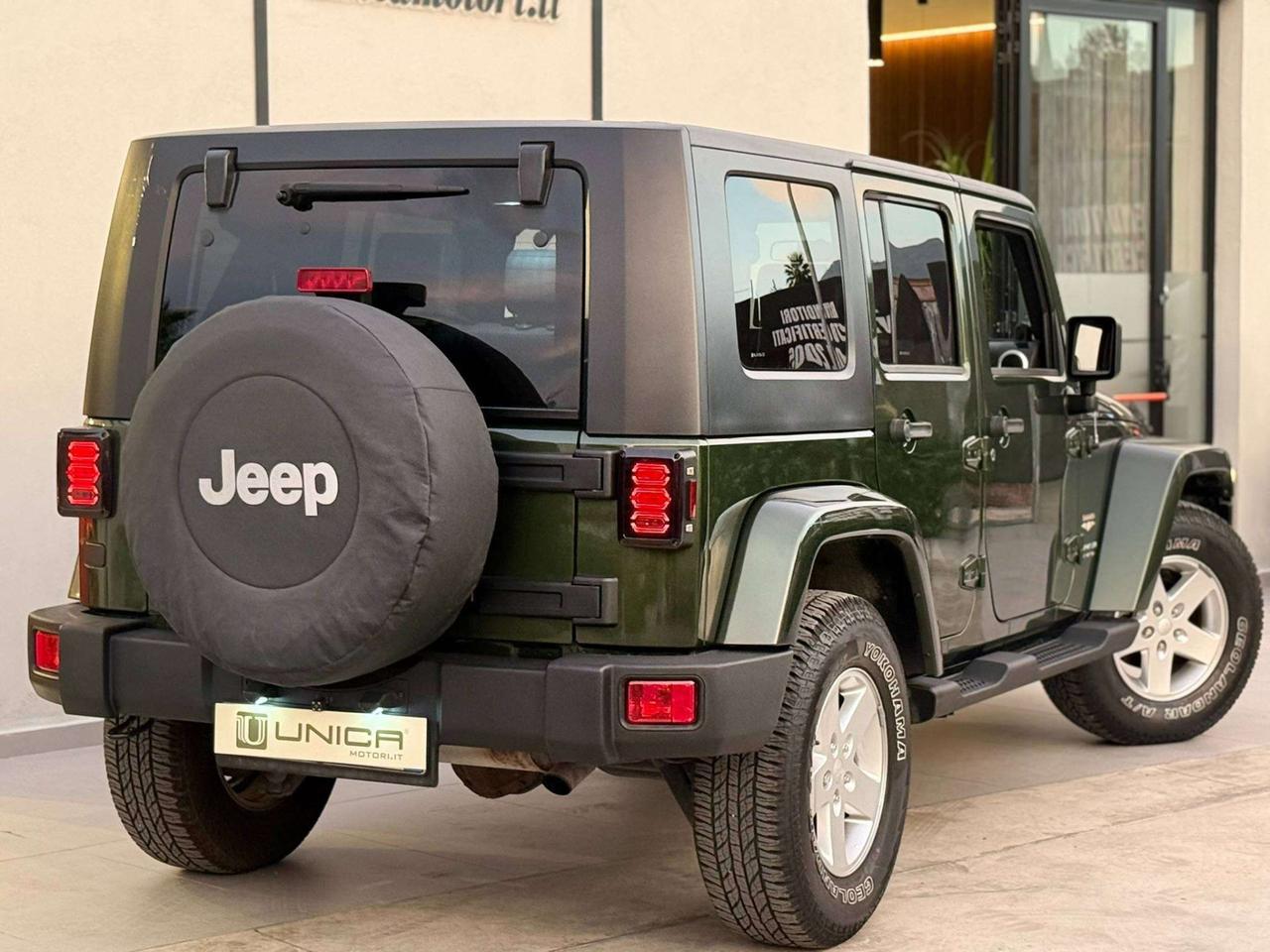 Jeep Wrangler Unlimited 2.8 177 CV CRD SAHARA MANUALE FULL LED CAMERA MANIACALE