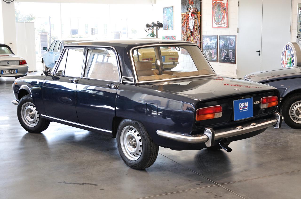 Alfa Romeo 2000 tipo 105.12 Conservata Omologata RIAR
