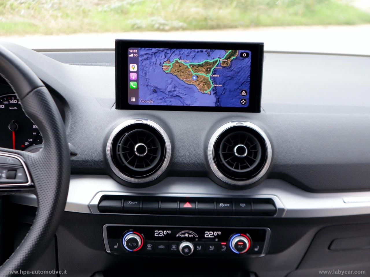 AUDI Q2 1.0TFSI 30 110CV S-line NAVI CARPLAY LED PELLE