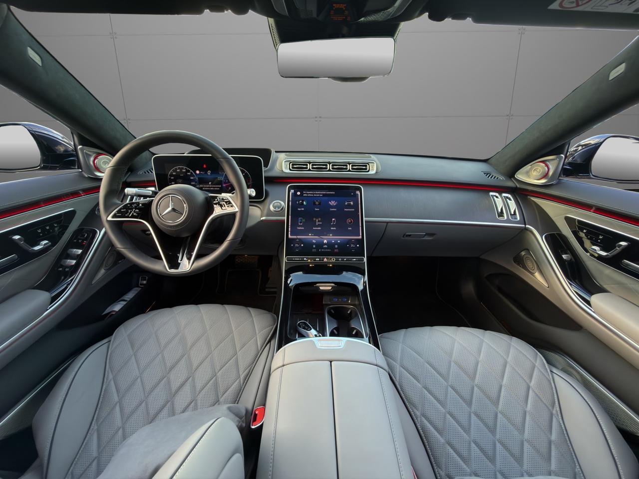 Mercedes S 350 d Business Class - Unipro - Promo Fin - LEASING - IVA ESPOSTA - REAR SEAT ENTERTAINMENT – 2 MONITOR MBUX – TABLET POST – TETTO – CAMERA 360° 3D – DISTRONIC – BURMESTER – SEDILI MASSAGGIANTI IN NAPPA – AIRMATIC – AMBIENT LIGHT