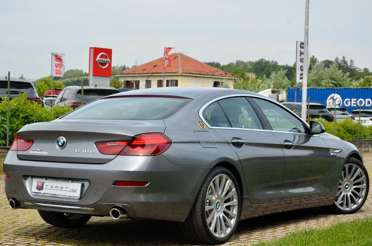 BMW 640d GRAN COUPE XDRIVE 313cv AUTO, UFF ITALIANA, EURO 6B, HI-FI HARMAN/KARDON, SOFT CLOSE, 20", PERMUTE
