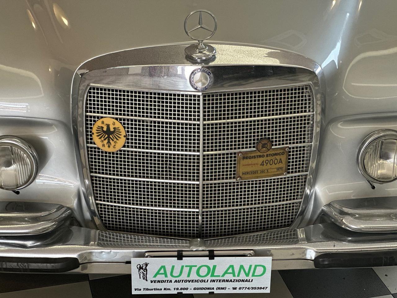 MERCEDES-BENZ 280 280 S Iscritta ASI e Registro Storico Mercedes