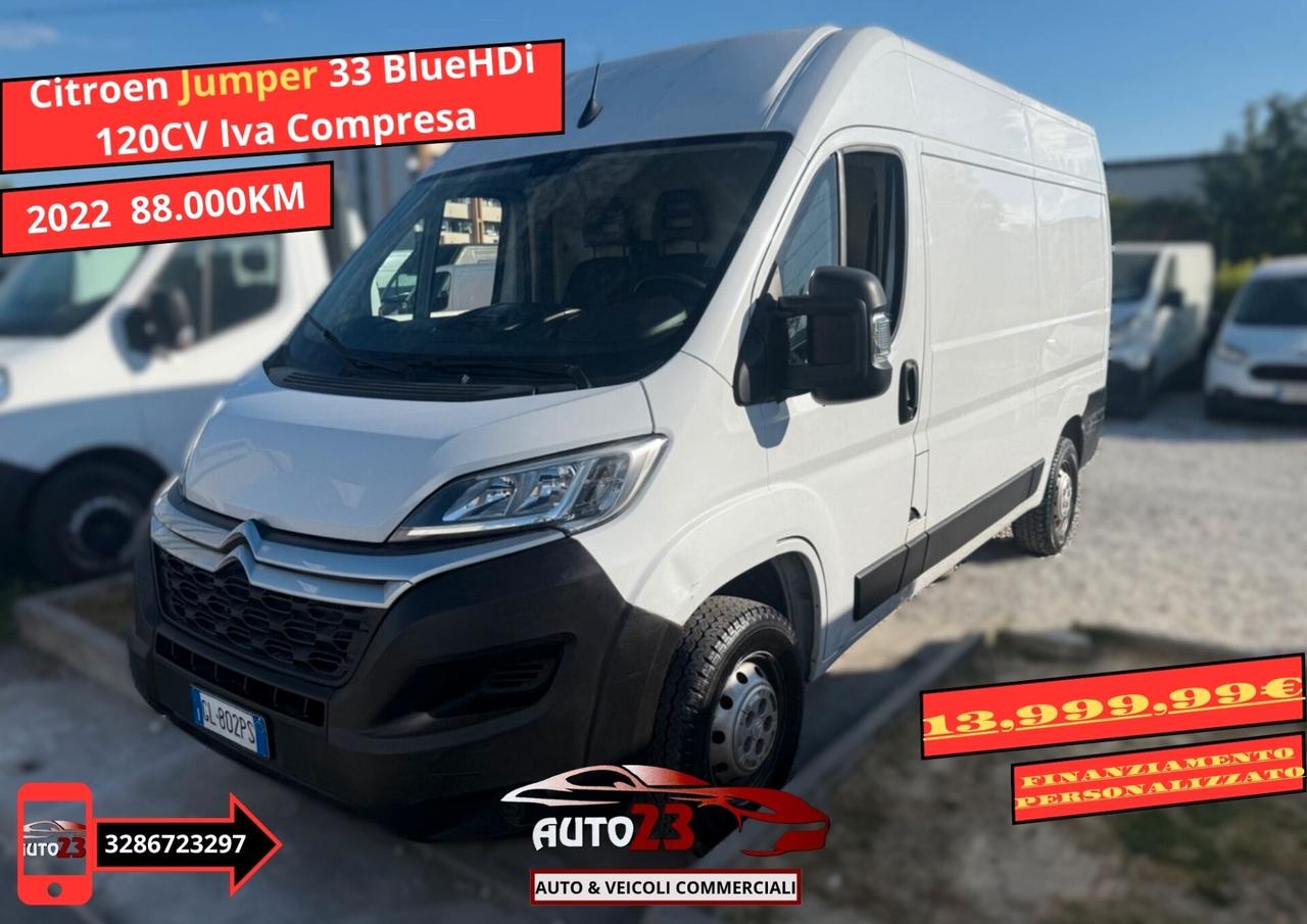 Citroen Jumper 33 BlueHDi 120CV Iva Compresa