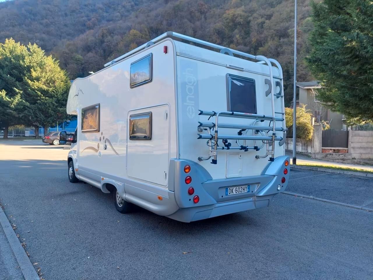 FIAT DUCATO DUKE 48 MANSARDATO CAMPER 7 POSTI