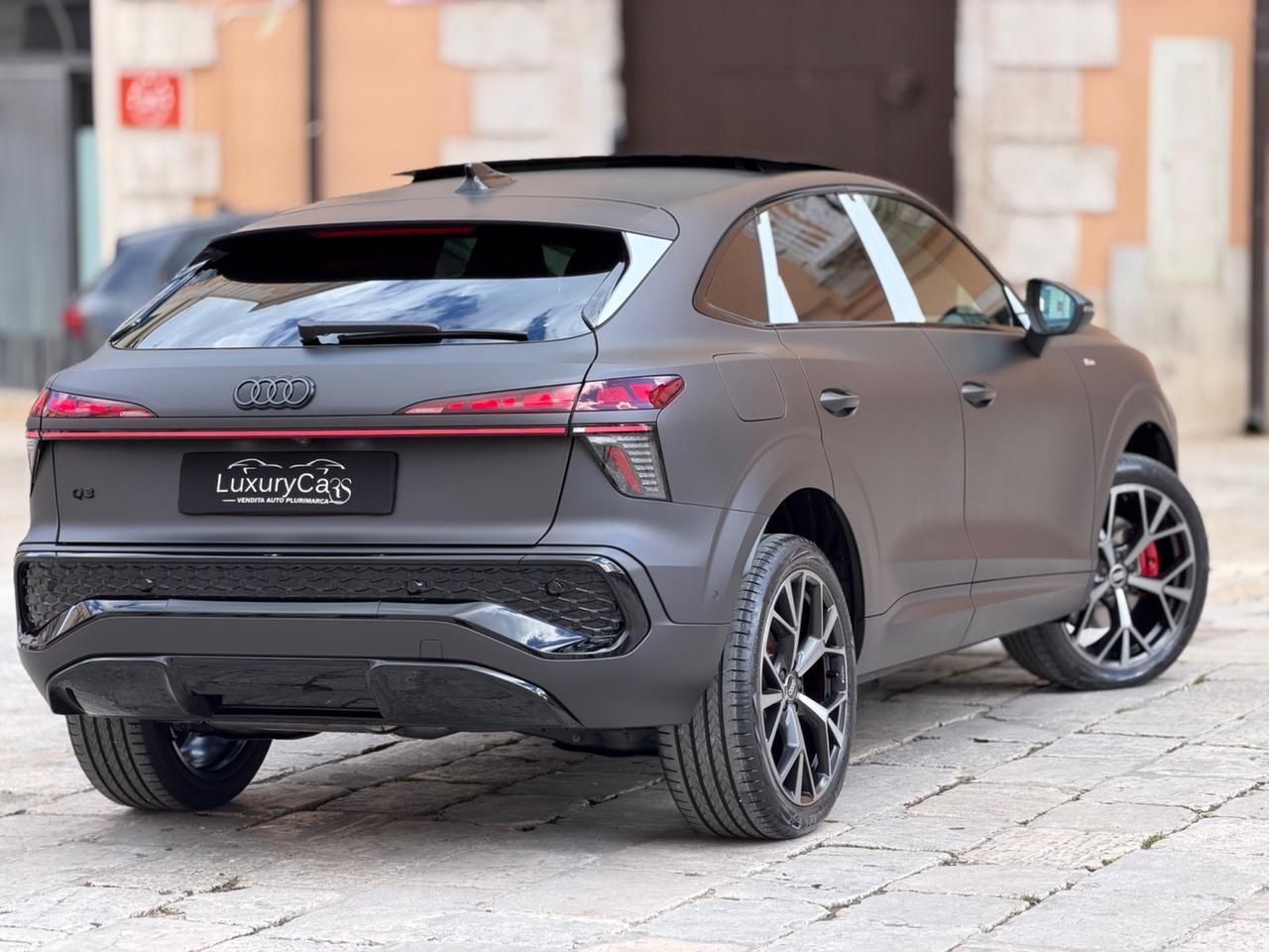 AUDI Q3 SPORTBACK 35 TDI 150 CV S LINE EDITION S TRONIC TETTO MATRIX OPACO