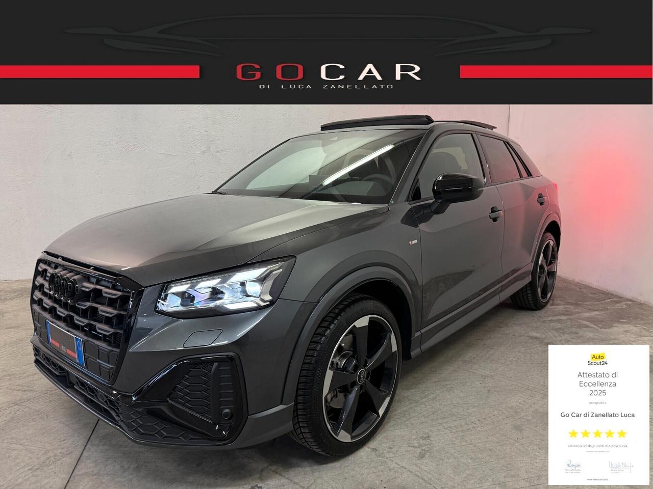 Audi Q2 40 Tfsi Identity Black Quattro Tetto Gancio Traino