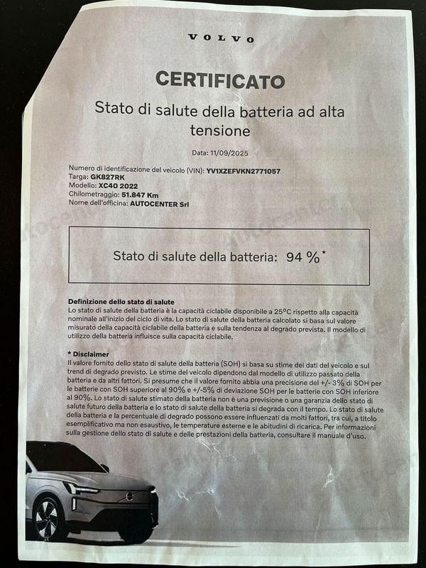 Volvo XC40 XC40 recharge single Pro