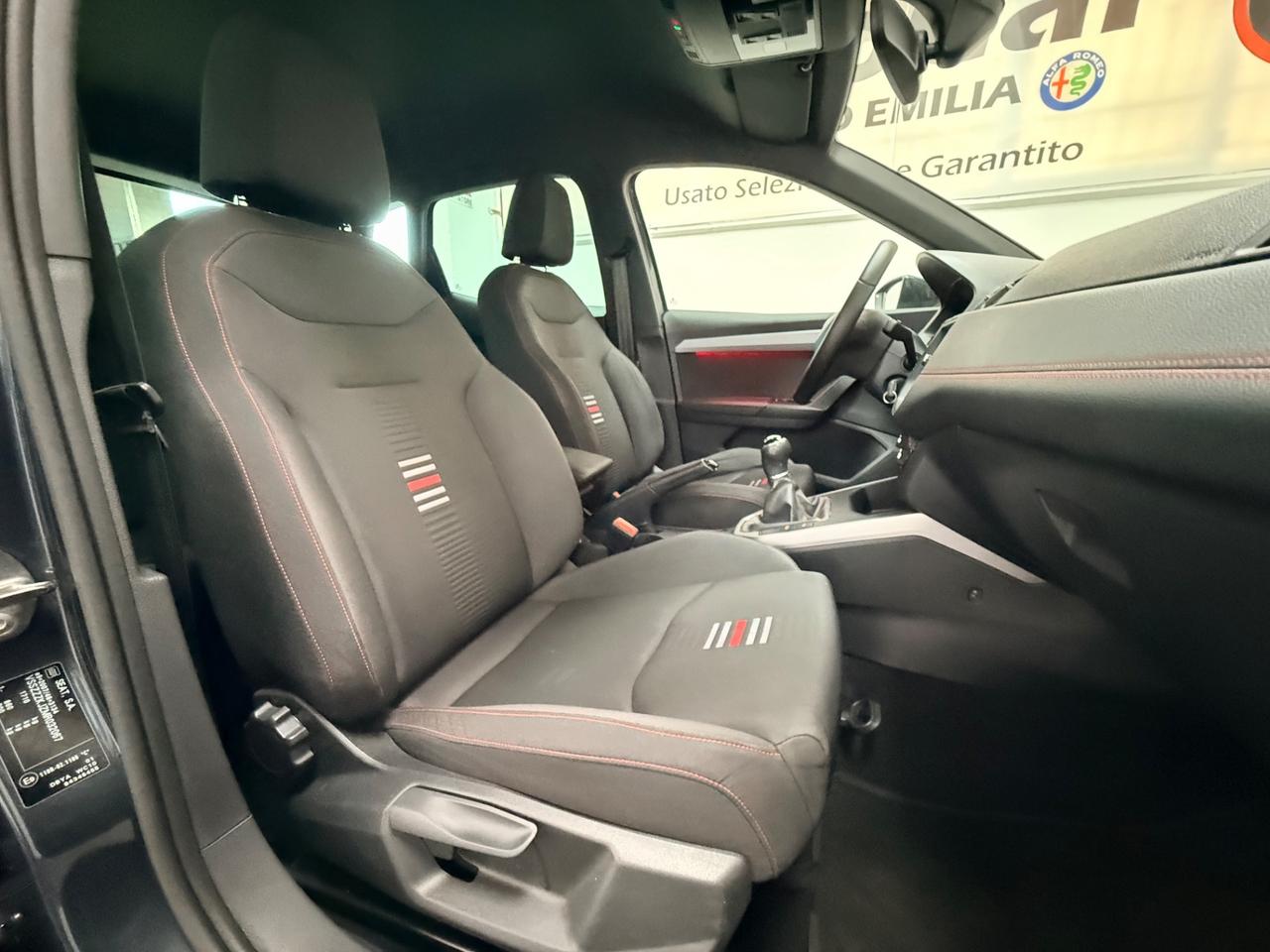 Seat Arona 1.0 TGI FR 90cv 01/2021 Neopatentati