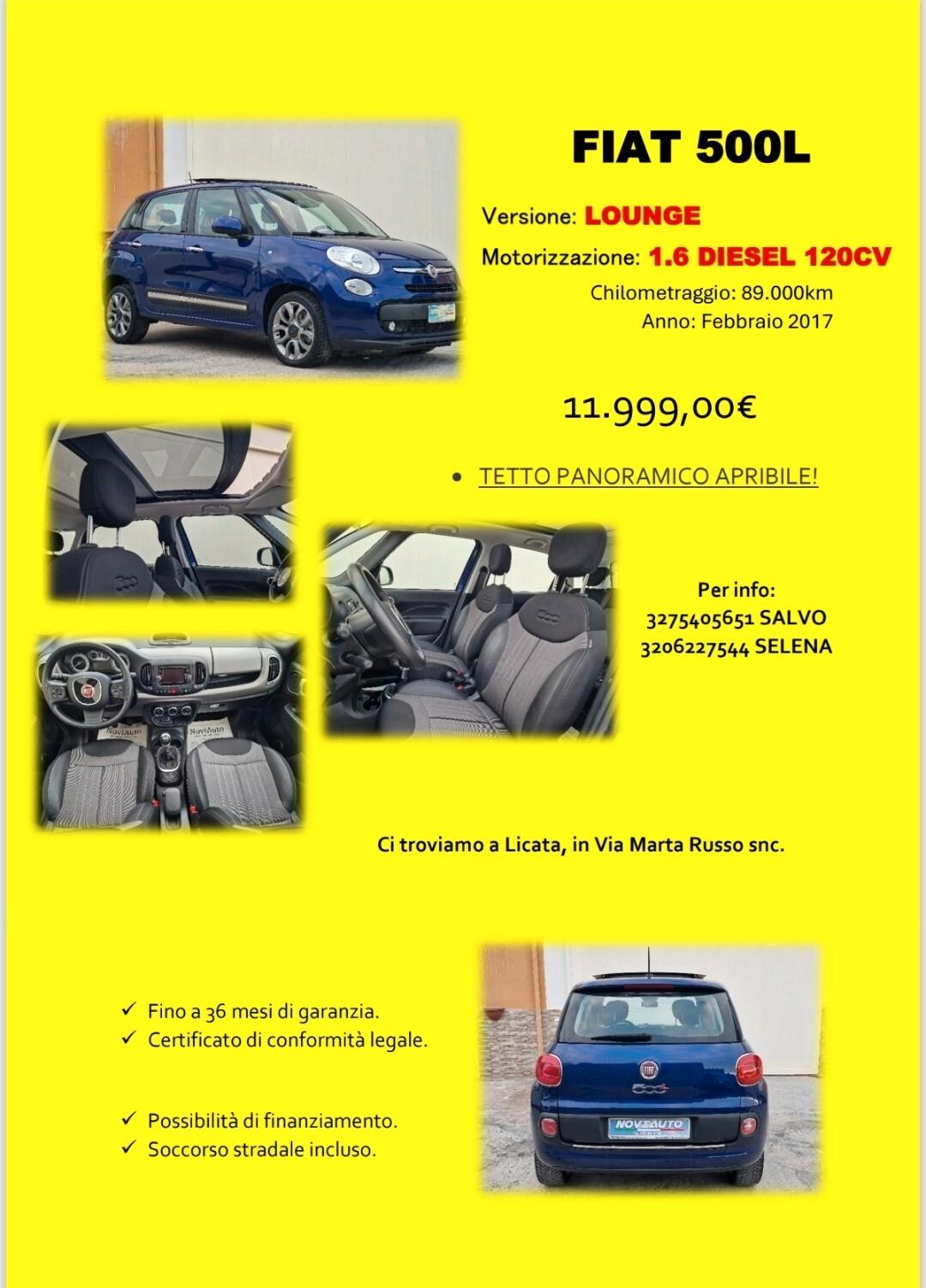 Fiat 500L 1.3 MTJ 95cv City Cross