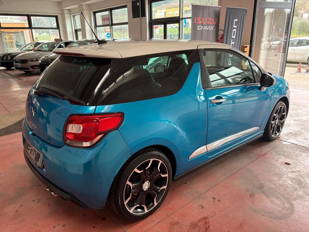 CITROEN DS3 SPORT CHIC benz. 1.6 THP CV 156 Km 170 831 certificati garanzia 12 mesi