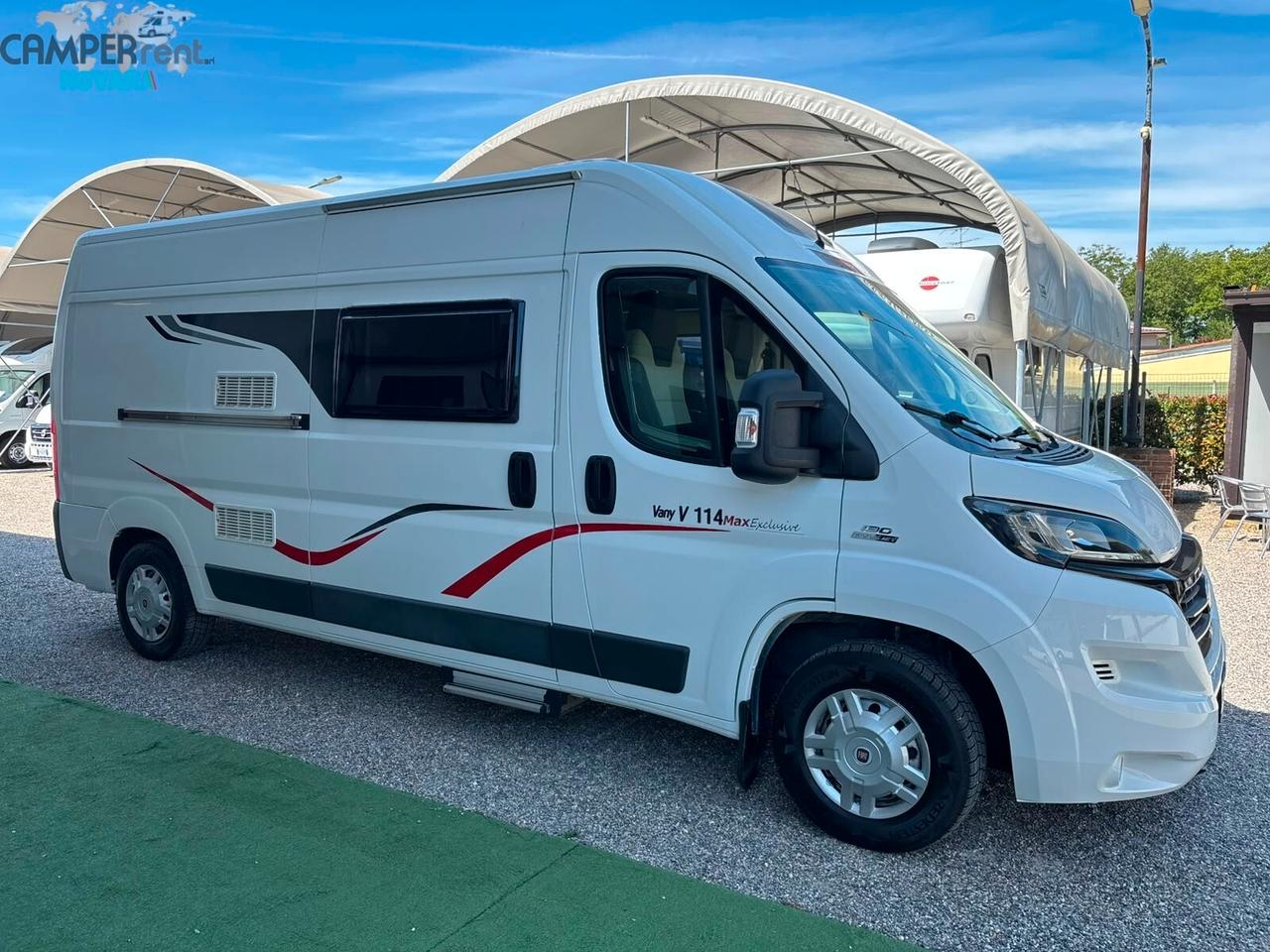 CHALLENGER VANY V 114 MAX EXCLUSIVE - Furgonato con doppio letto matrimoniale in coda