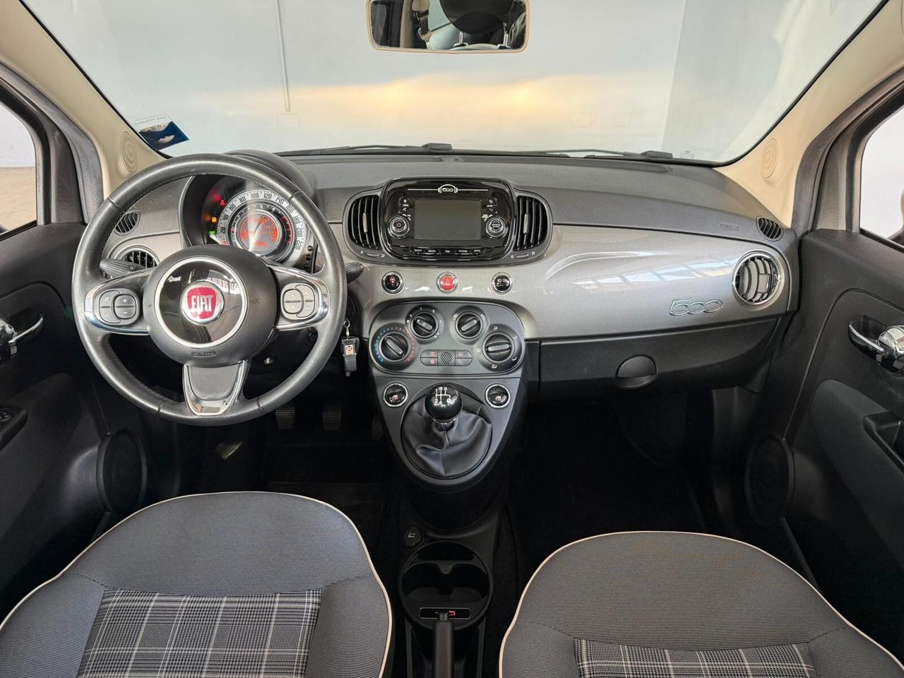 Fiat 500 1.2cc LOUNGE 69cv E6 - UNICO PROPRIETARIO