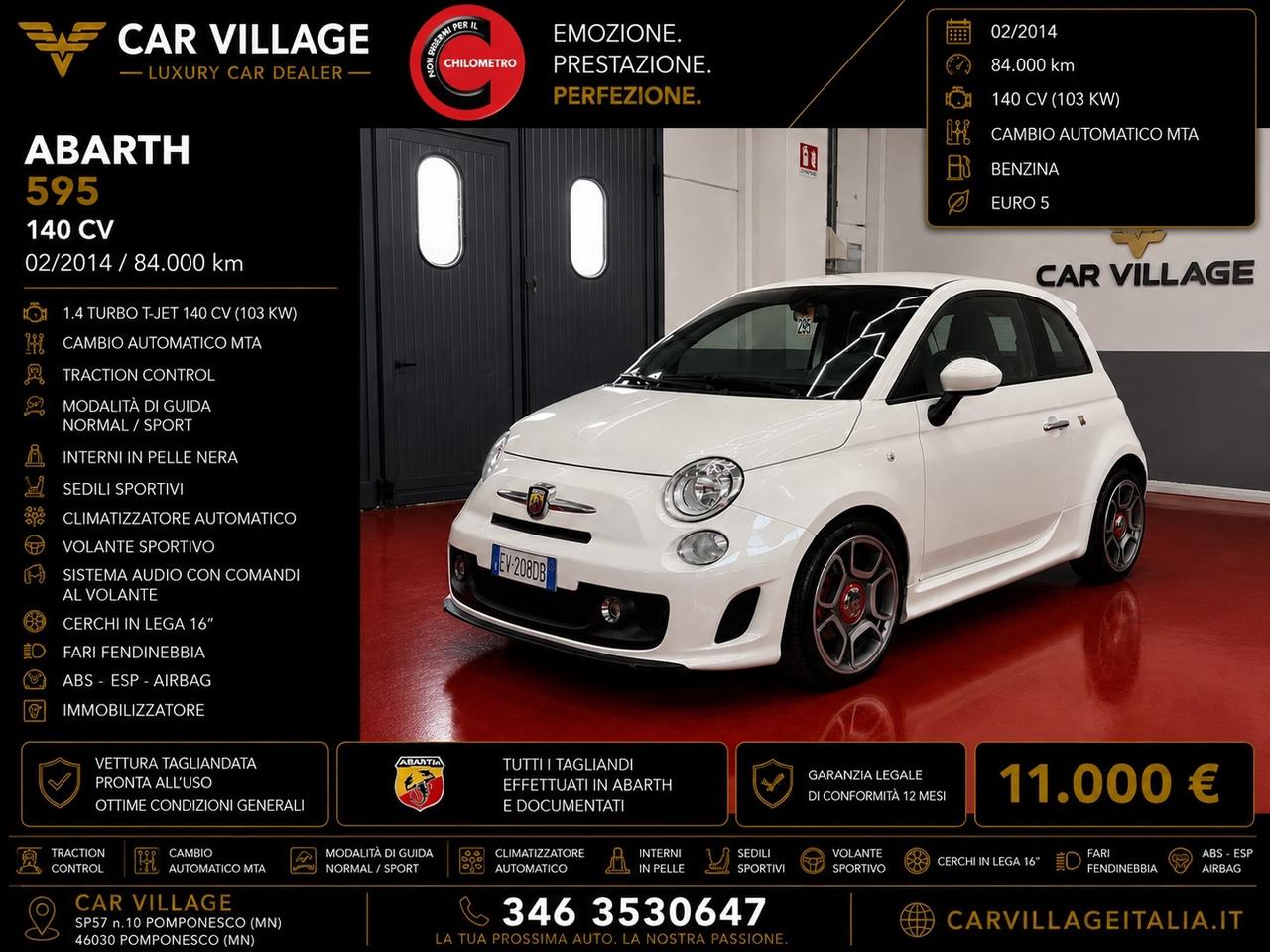 Abarth 500 1.4 Turbo T-Jet MTA Custom