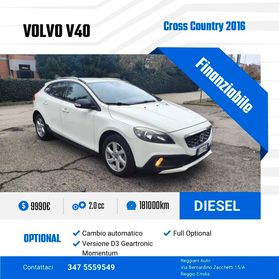 Volvo V40 Cross Country D3 Momentum AUTOMATICO - 2016