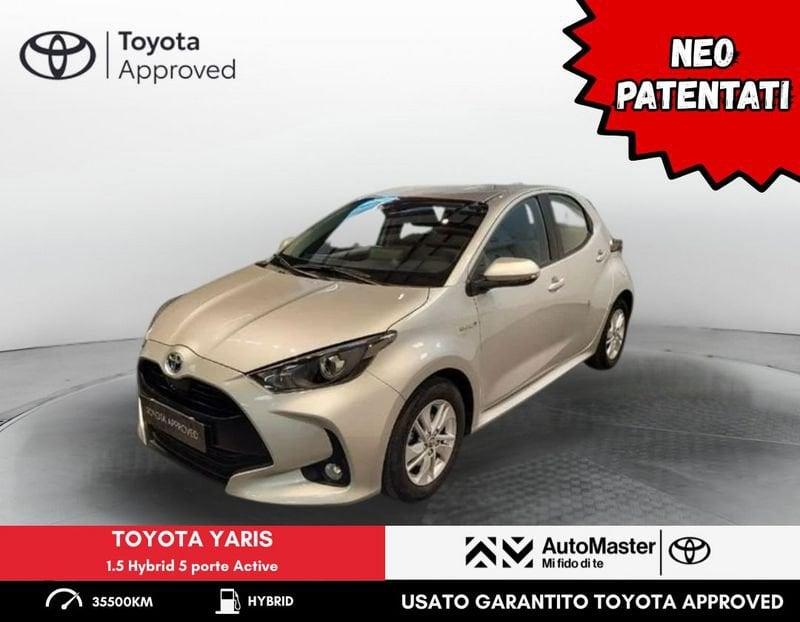 Toyota Yaris Yaris 1.5 Hybrid 5 porte Active - NEOPATENTATI