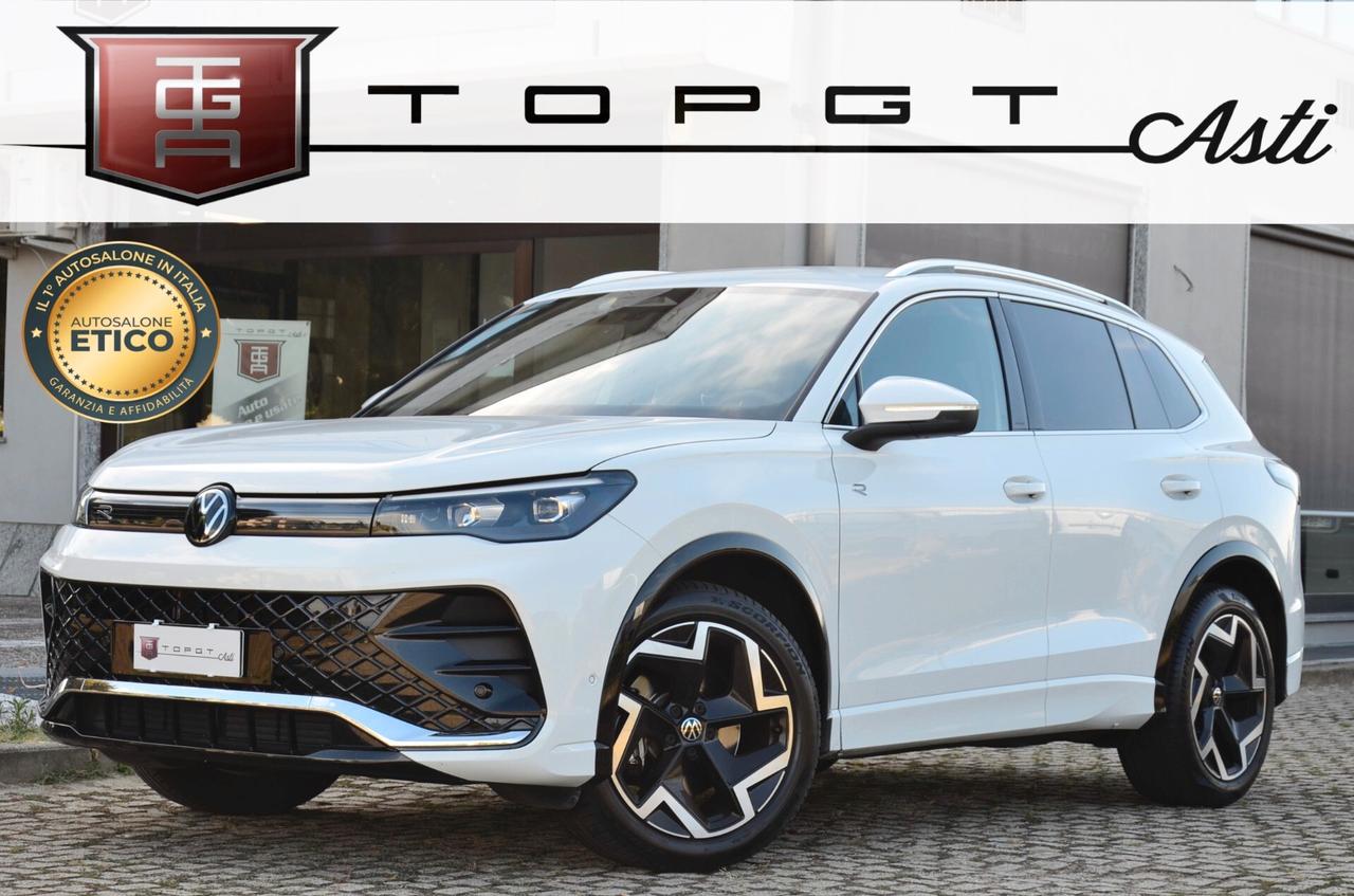 VOLKSWAGEN TIGUAN 2.0 TDI R-LINE 150cv DSG, UNICOPROPRIETARIO, GARANZIA VW 5/28, UFF ITALIANA, IQ LED, SEDILI A GUSCIO, 19″, PERMUTE
