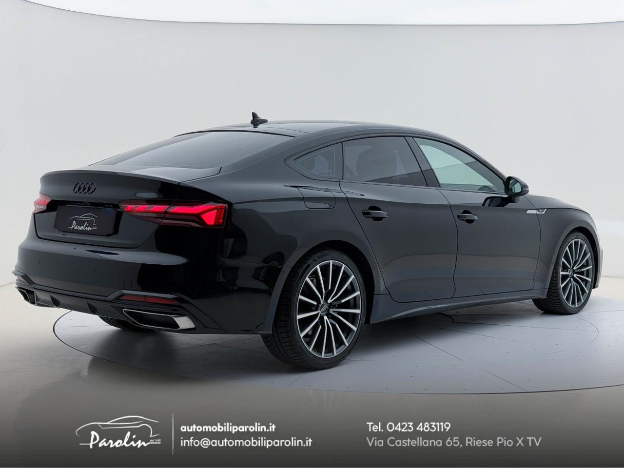 Audi A5 Sportback 40 2.0 tdi mhev S-Line edition S-tronic Black pack-Telecamera-B&O