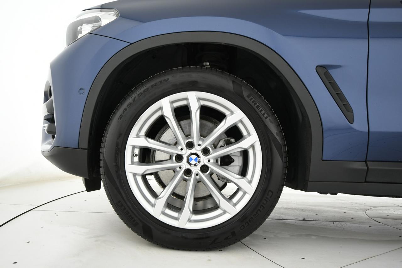 BMW X3 xdrive 20d mhev 48V auto GANCIO TRAINO+PELLE+C19"