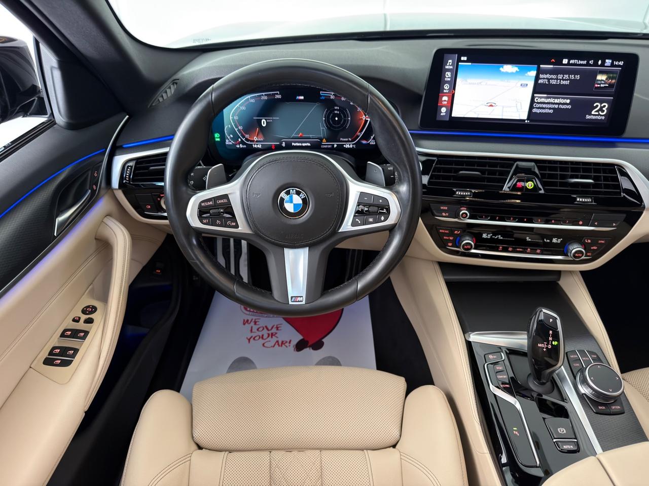 Bmw 520 520d 48V xDrive Touring Msport 190cv TETTO