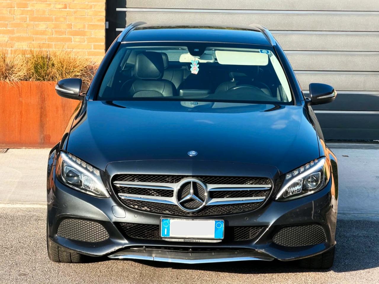 Mercedes C 220d-Navi,Led,Pelle-Full-Euro6-2015