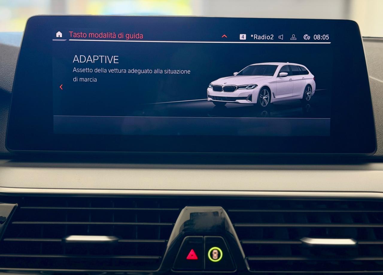 Bmw 520d Touring xDrive 190CV TETTO/TELAIO ADATTIVO