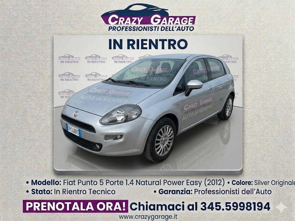 Fiat Punto 1.4 8V 5 porte Natural Power Easy