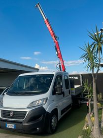 Fiat Ducato 35LH1 2.3 MJT 130CV DOPPIA CABINA, CON GRU FASSI F26