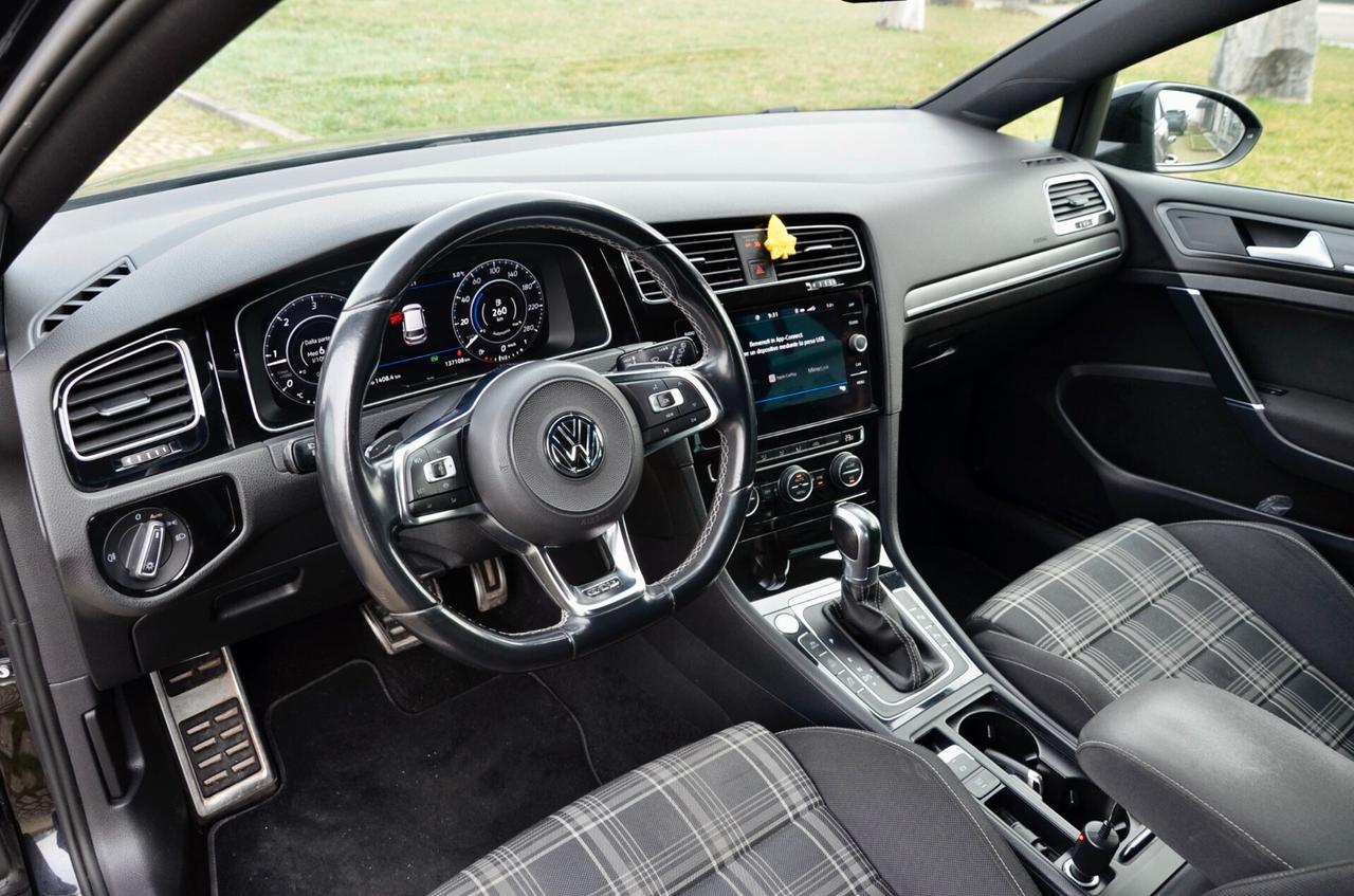VOLKSWAGEN GOLF GTD 2.0 TDI 184cv DSG, UNICOPROPRIETARIO, EURO 6D, APPLE ANDROID, 18", PERMUTE