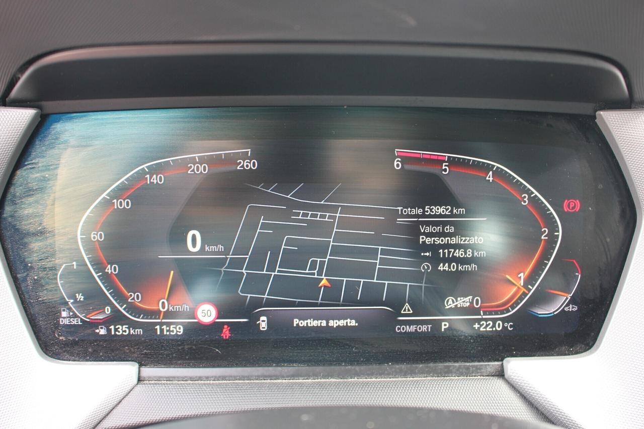 BMW 116 D AUTOMATICA *PREZZO VERO* VIRTUAL CRONO TAGLIANDI