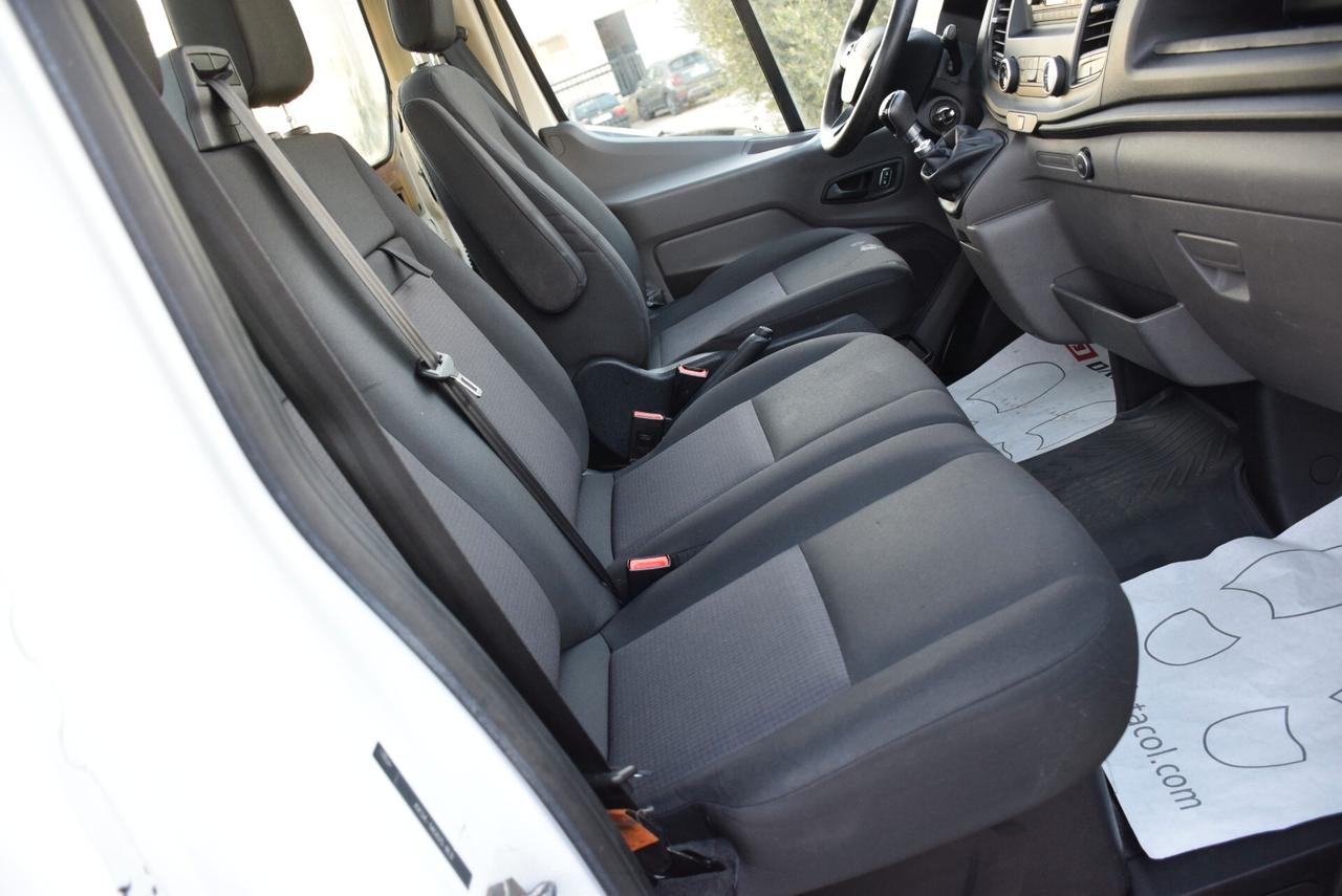 FORD Transit CON RIBALTABILE - 3 POSTI - T/P 350L 2.0TD ECO 130CV 6M - CLIMA - IVA DETRAIBILE