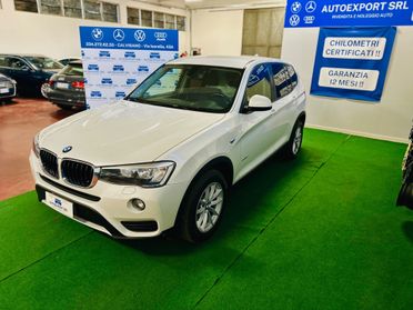 Splendida Bmw X3/2015/euro6/kmcertificati.