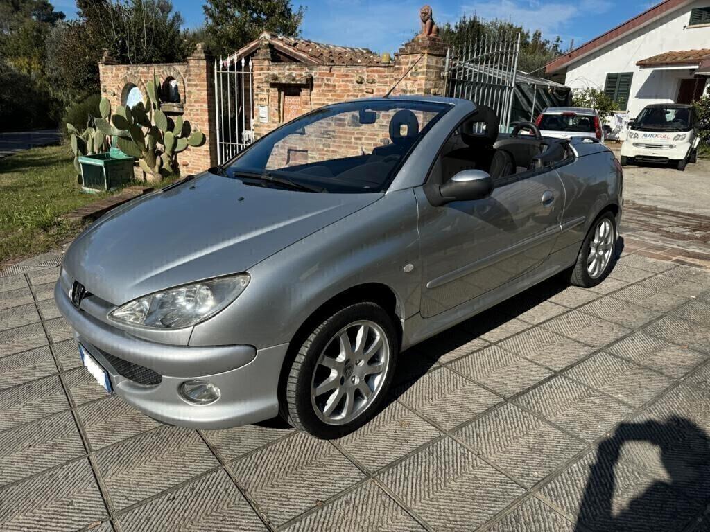 206 CABRIO DISTRIBUZIONE NUOVA GARANZIA TAGLIANDATA