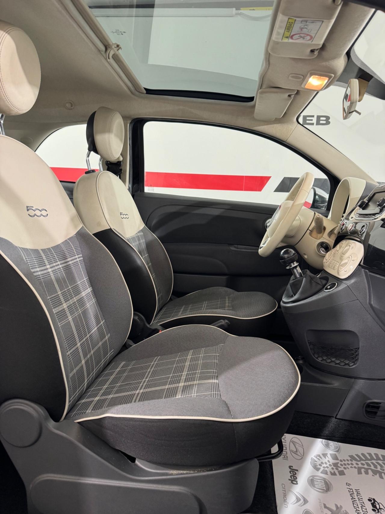 Fiat 500 1.2 Lounge TETTO PANORAMICO E SENSORI DI PARCHEGGIO