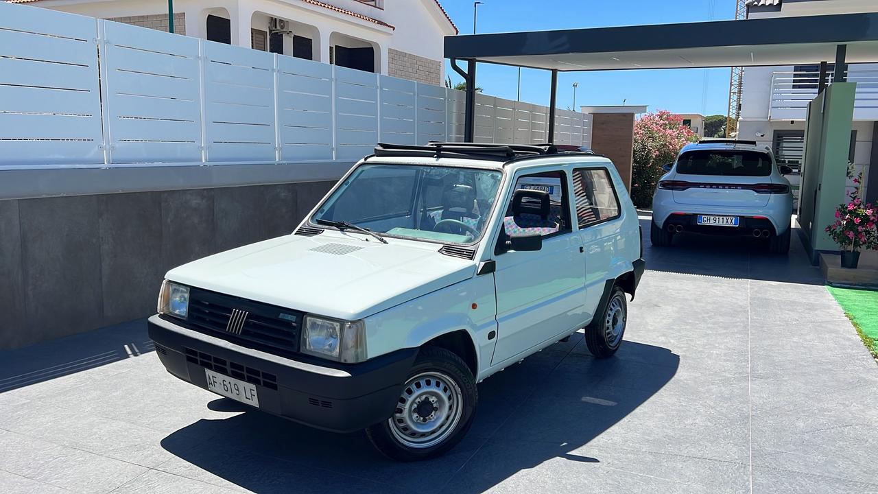 Fiat Panda 900 con Tetto panoramico apribile - Tagliandata