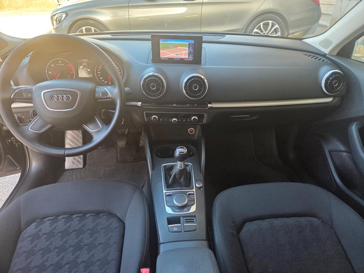 AUDI A3 1.6 TDI 110 CV ANNO 2014 FARI LED NAVIG KMCERT