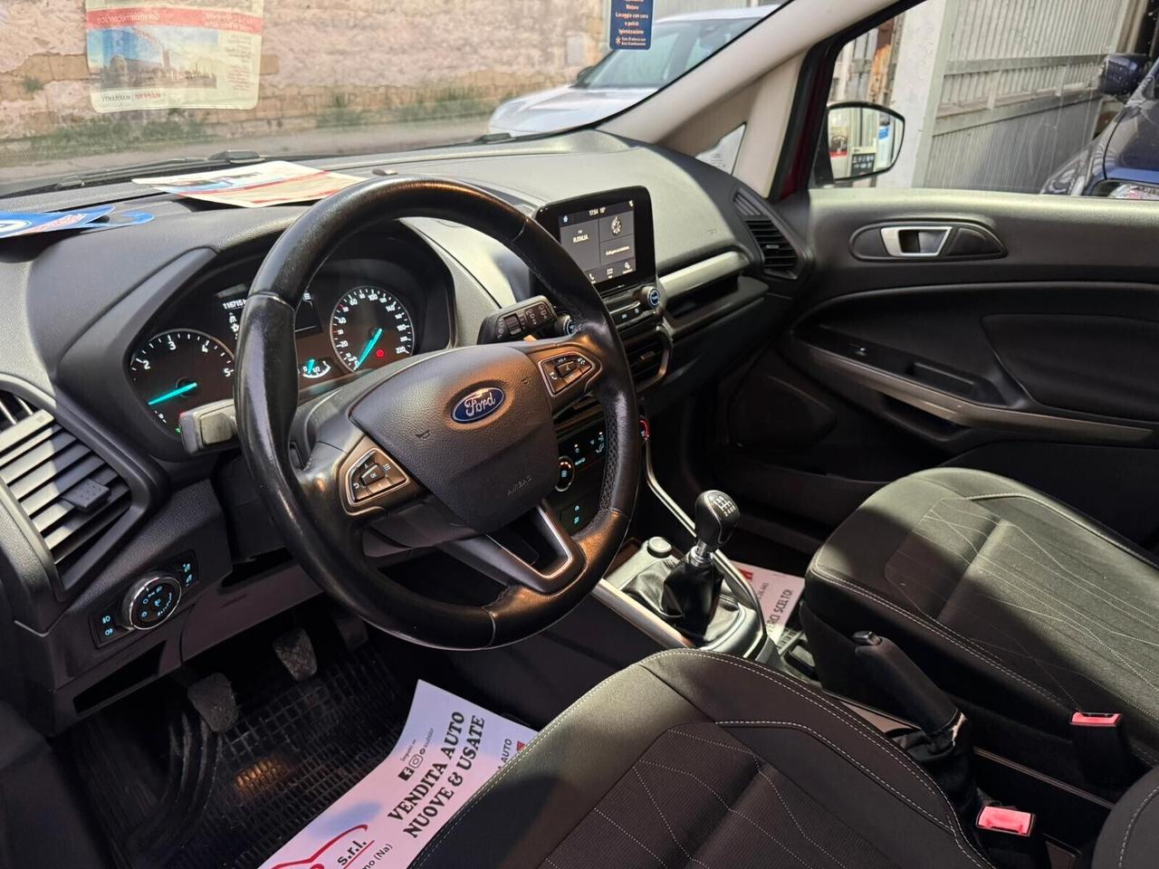 Ford EcoSport 1.5 TDCi 99 CV 2018 GANCIO TRAINO A SCOMPARSA