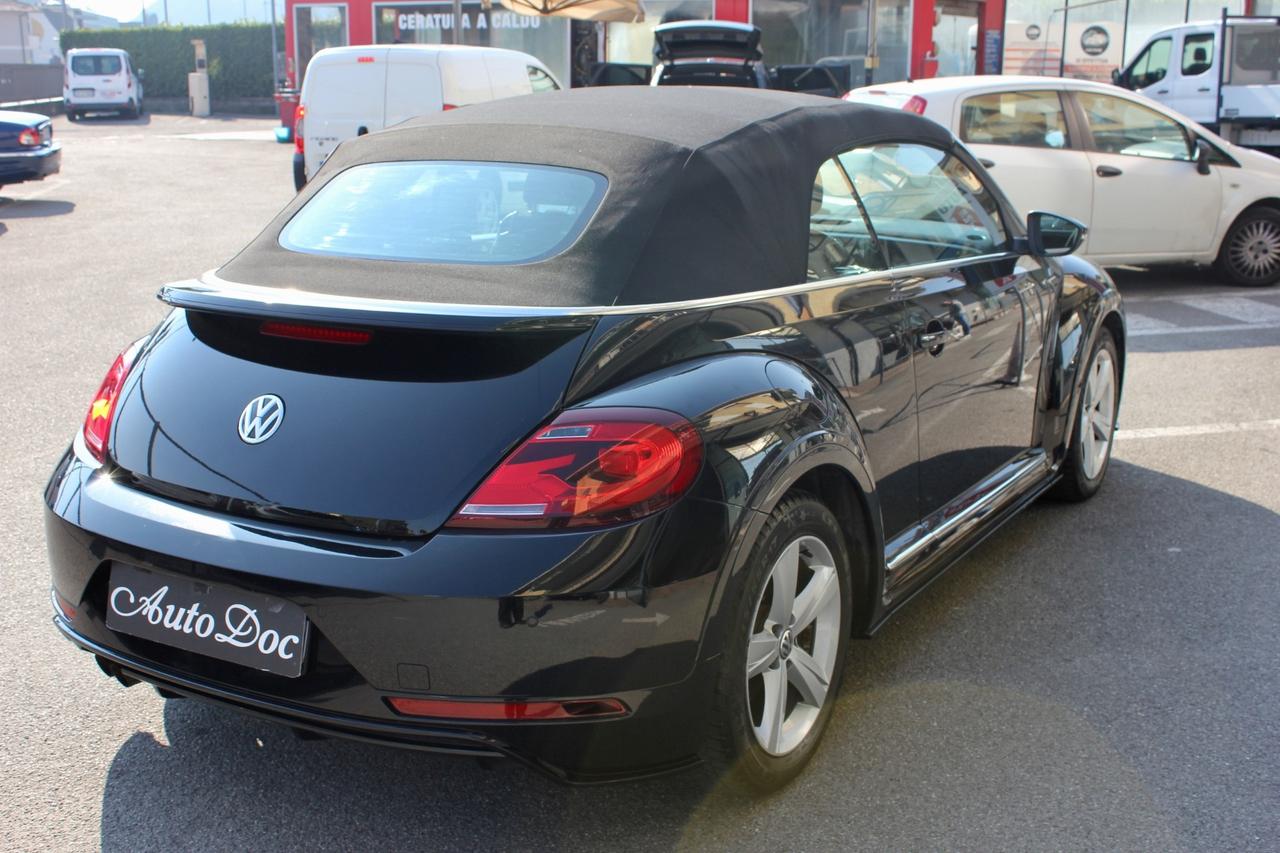 Volkswagen Maggiolino Cabrio 1.4 TSI Sport R-LINE NAVY SENSORI SEDILI RISCALDABILI