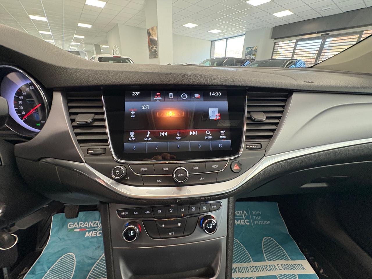 Opel Astra 1.6 CDTi 110CV E6B anno2017 neopatentati