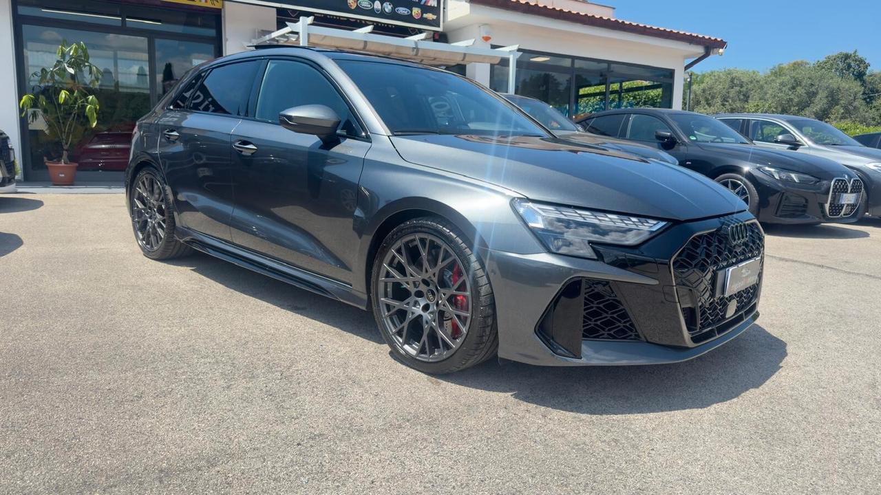 Audi RS 3 SPB TFSI quattro S tronic/PRONTA CONSEGNA/TETTO/SEDILI A GUSCIO/PROMO/