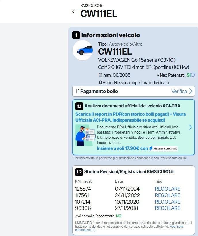 Volkswagen Golf 2.0 16V TDI 4mot. 5p. Sportline