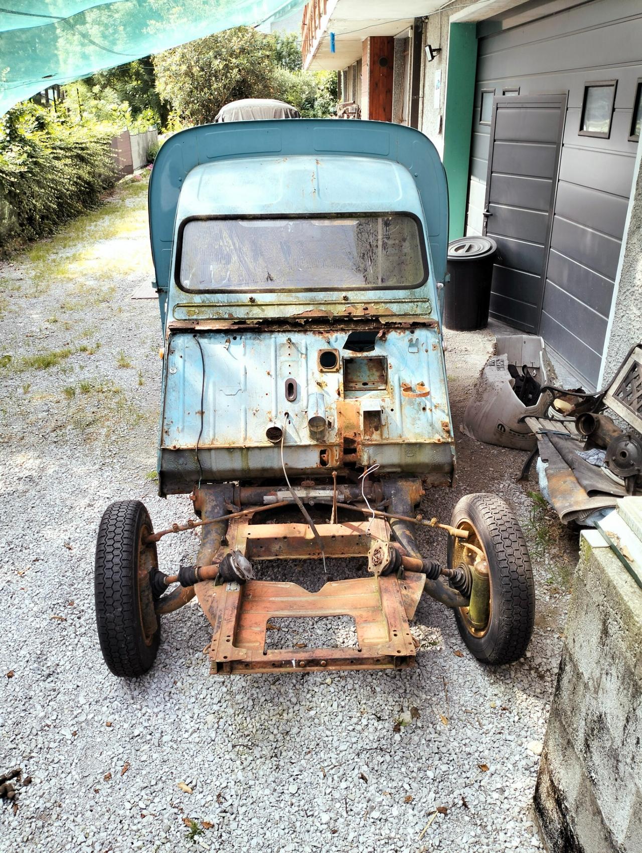 Citroen 2CV Furgonetta AK 400 Completa (anche motore non in foto)
