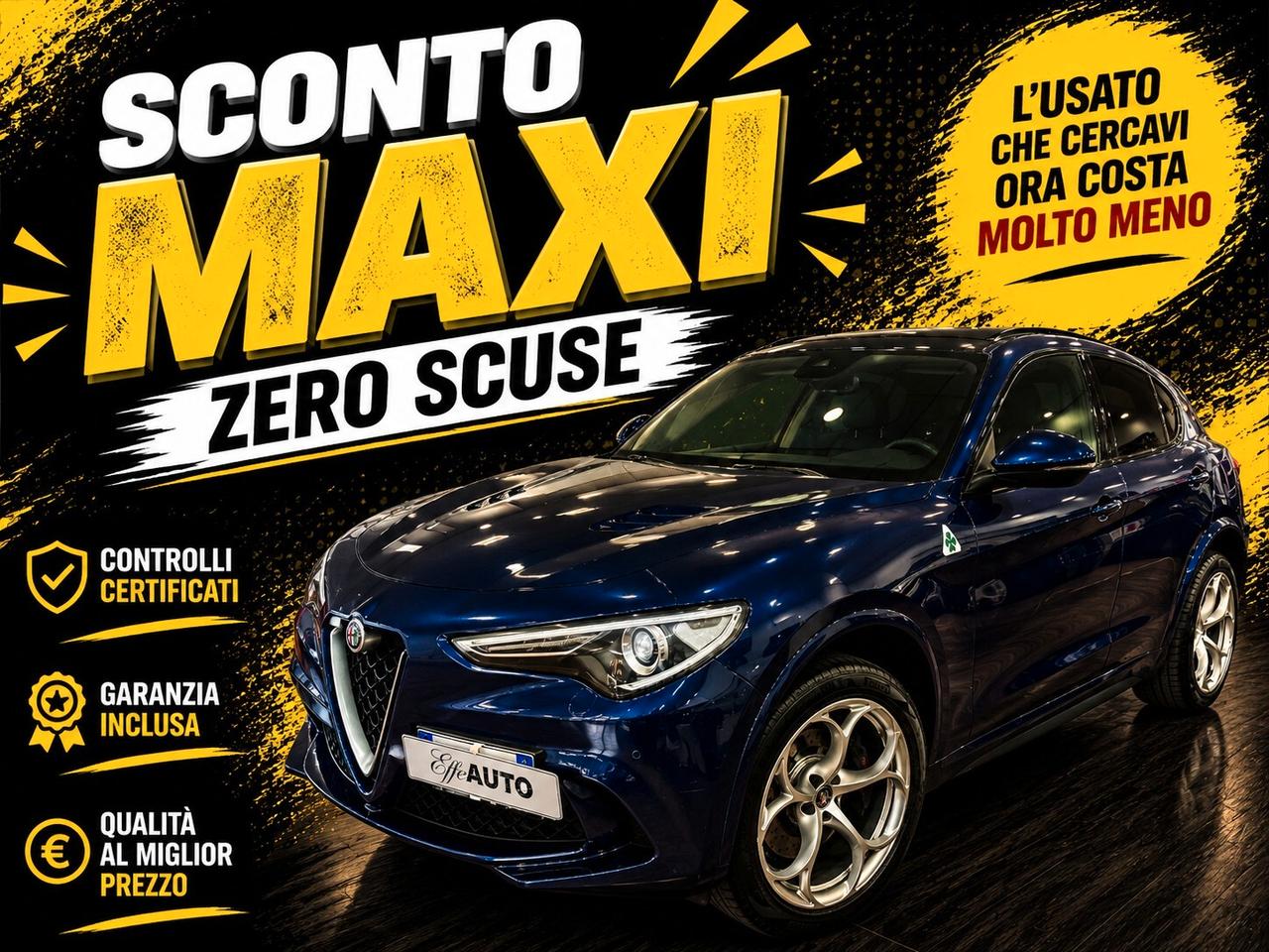 ALFA ROMEO STELVIO 2.9 V6 Bi-Turbo 510CV QUADRIFOGLIO